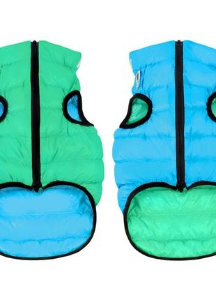 Курточка для собак airyvest lumi двостороння, світиться в темр...