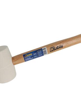 Киянка гумова 450 г, 60 мм дерев'яна ручка kubis 02-02-4345 бі...