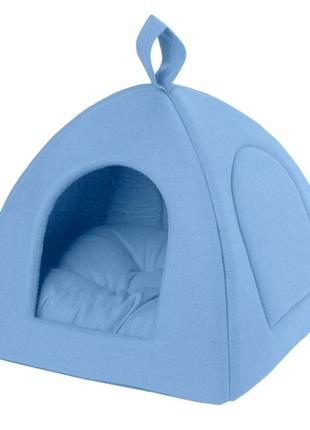 Піраміда для тварин теремок, s, ш 48 см, д 48 см, в 48 см блак...