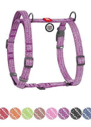 Шлея для собак з ручкою з відновленої бавовни анатомічна н-под...