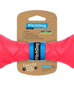 Ігрова гантель для апортировки pitchdog, довжина 19 см, діамет...