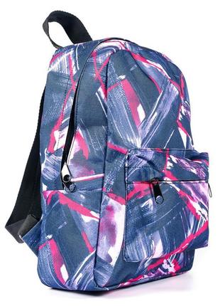 Жіночий молодіжний рюкзак міський середнього розміру сірий + р...2 фото
