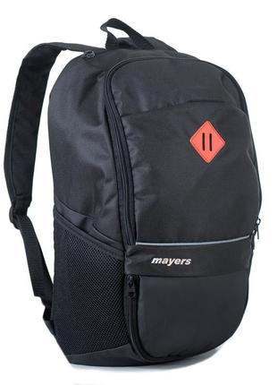Спортивний рюкзак mayers чорний для спортивної форми з відділо...2 фото