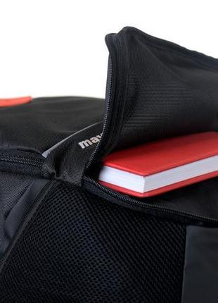 Спортивний рюкзак mayers чорний для спортивної форми з відділо...6 фото