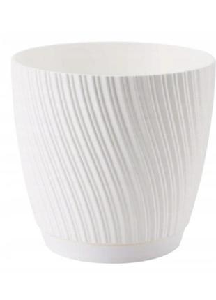 Горщик form-plastic міка-19 3,55 л білий form-plastic 4570-011