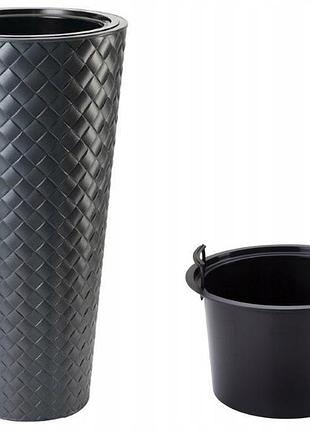 Горщик formplastic makata slim-30 антрацит form-plastic 2830-014