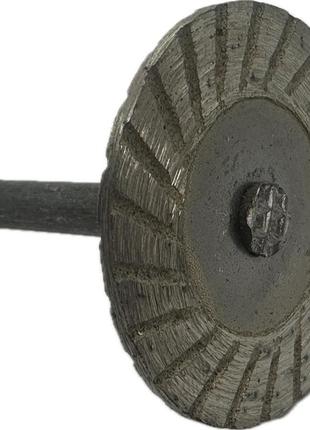 Диск алмазний турбований спечений 40 мм, тримач 6 мм для дрилі...