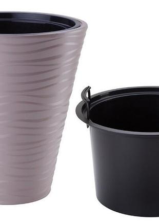 Горщик formplastic sahara-35 бежев form-plastic 2721-051