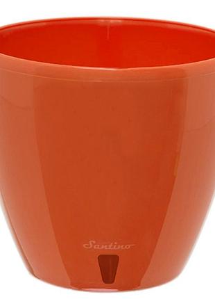 Вазон подвійний з картриджем "deco twin plus" 9,0 л морквяний ...