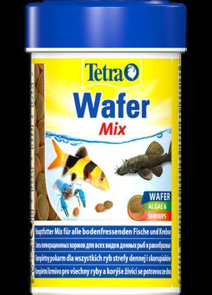 Корм tetra wafer mix для акваріумних донних риб, 48 г (таблетки)