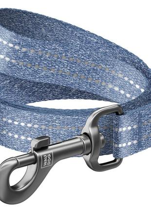 Повідець для собак з відновленої бавовни waudog re-cotton світ...