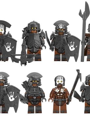 Міні фігурки чоловічки володарів кілець орки саурона урук хай