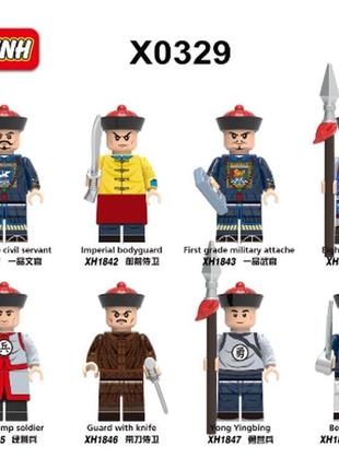 Міні фігурки азіатська армія воїни лицарі середньовічна китайс...