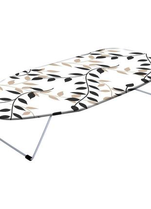 Дошка для прасування casa si table top 73x30 white/black leaves (cs95159p168)2 фото