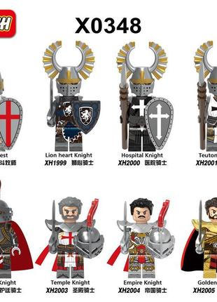 Міні фігурки європейські лицарі чоловічки середньовічні воїни