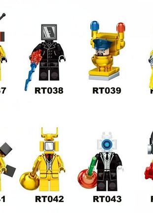 Конструктор фігурки аніме мультфільм агент колонка скибіді туа...