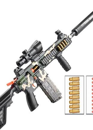 Іграшковий пластиковий механічний автомат гвинтівка м416 стріл...