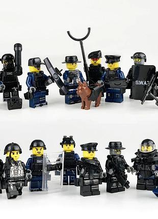 Фігурки чоловічки солдати військові спецназ поліція swat