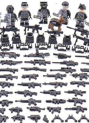 Фігурки чоловічки військові спецназ солдати зброю для lego lego