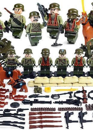 Фігурки чоловічки військові німці вермахт друга світова до лего