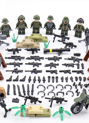 Фігурки спецназ цсо альфа військові рейнджери для лего