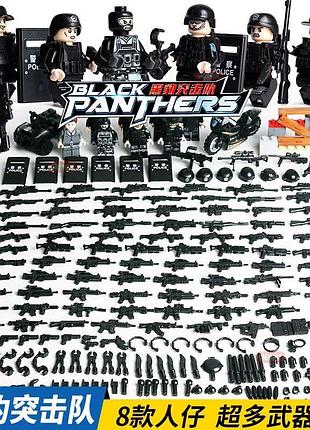 Фігурки чоловічки військові спецназ чорна пантера поліція солд...
