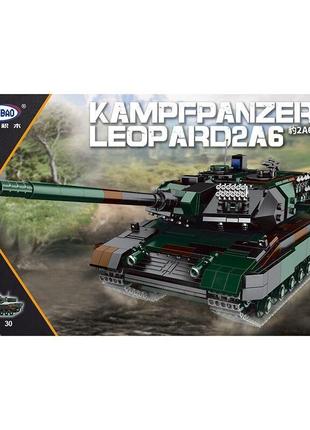 Військовий конструктор німецький танк леопард 2 у коробці (leo...