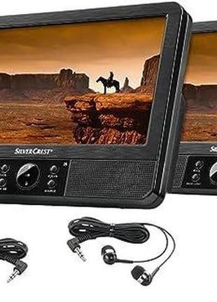 Silvercres t® портативний dvd-плеєр dvd usb-плеєр автомобільни...