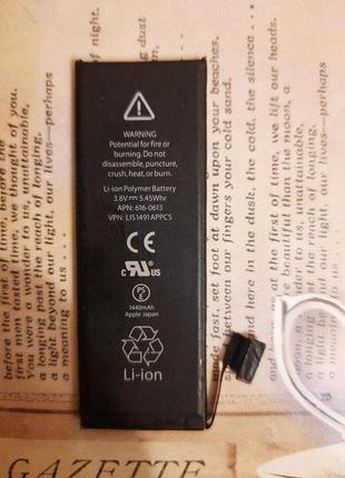 Акумулятор батарея для iphone 5 (5g), 3,8 в, 1440 мач