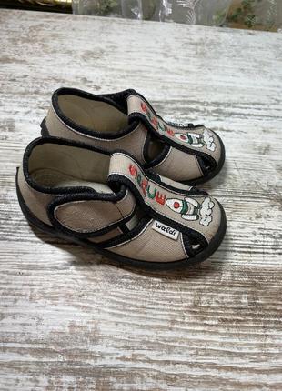 Текстильные тапули на мальчика