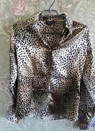 Модна атласна блузка1 фото
