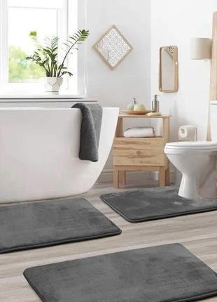 Набір килимків для ванної та туалету yourfind smooth з ефектом...