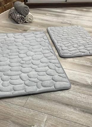 Набір килимків для ванної yourfind stone premium з ефектом пам...