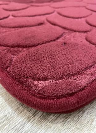 Набір килимків для ванної та туалету yourfind stone з ефектом ...5 фото