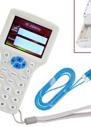 Rfid id рчид nfc копировщик, 9 частот lcd, считыватель дубликатор