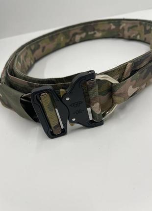 Тактичний ремінь belt d-ring cobra buckle мультикам