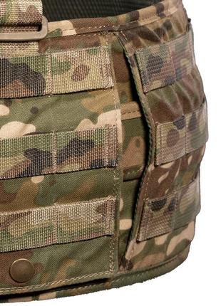 Тактичний пояс бойовий рпс м3 з карманом під балістичний пакет...4 фото
