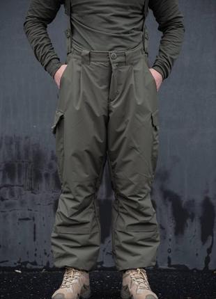 Штани олива термолофт