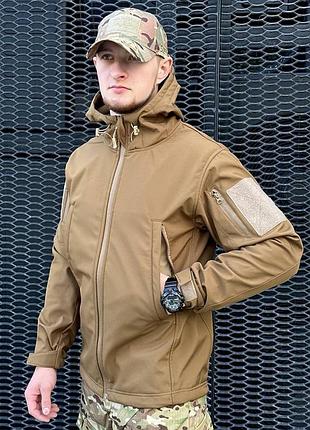 Куртка софтшел койот military 8