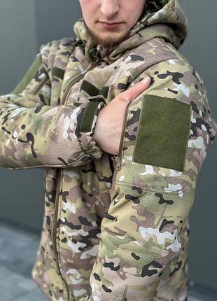 Куртка софтшел мультикам military 2