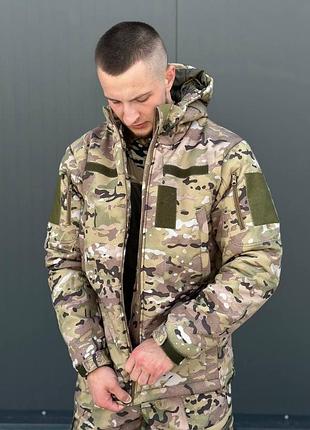 Куртка софтшел мультикам military 3
