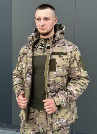 Куртка софтшел мультикам military 4