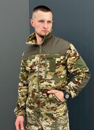 Флісова кофта мультикам мілітарі