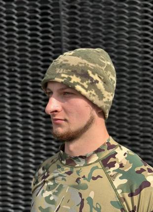 Шапка фліс піксель military