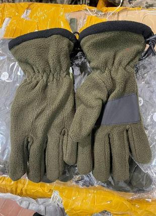 Зимові рукавиці олива