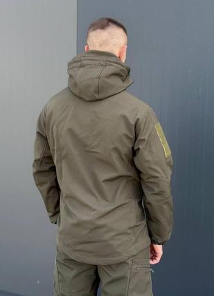 Куртка софтшел олива military 2