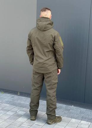 Куртка софтшел олива military3 фото