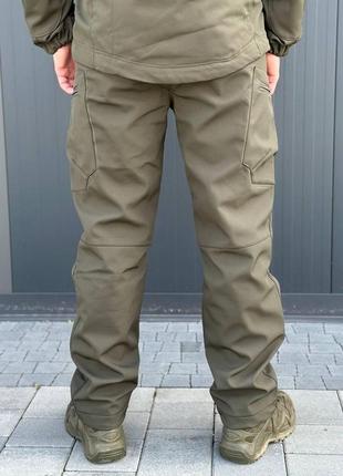 Куртка софтшел олива military 9