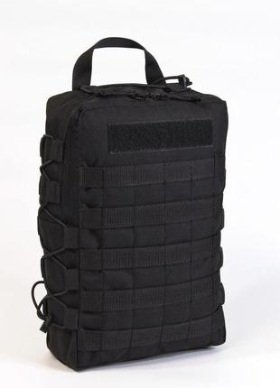 Штурмовий рюкзак 10л з кишенею під гідратор чорний