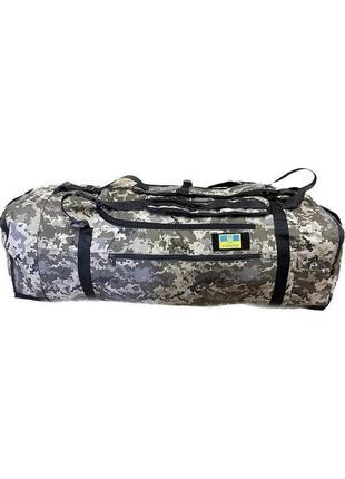 Баул- рюкзак 140л піксель, висока якість